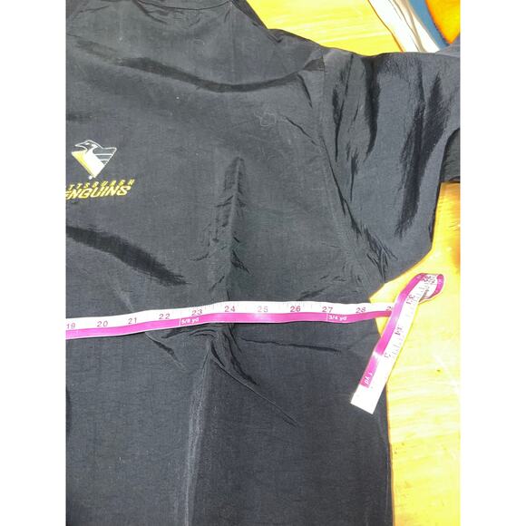 Vintage Pittsburgh Penguins Windbreaker Lightweight Jacket Antigua 90s 2XL XXL - Picture 8 of 9